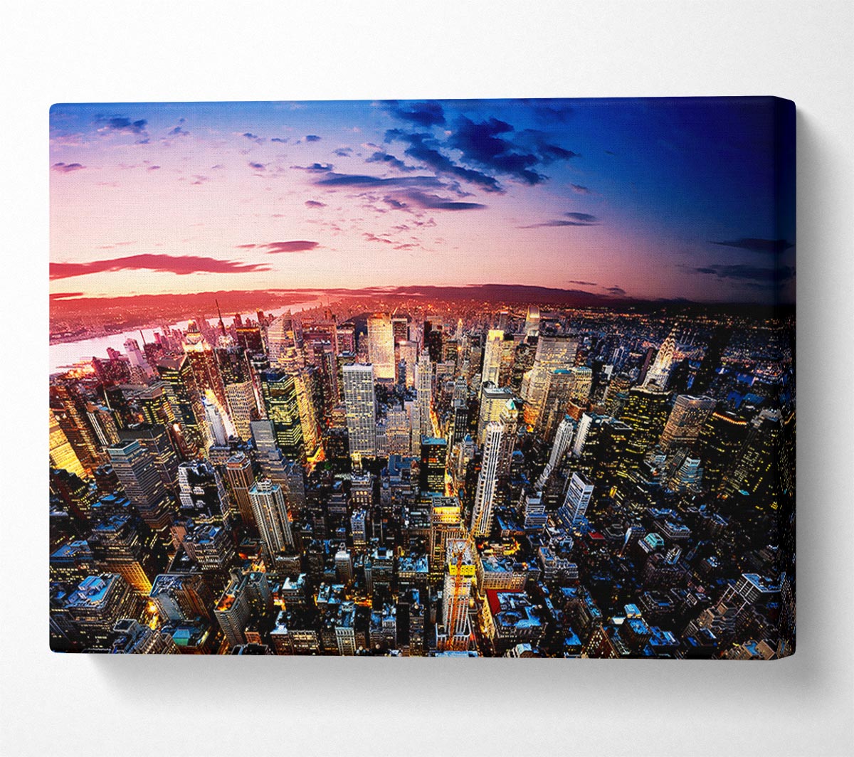 New York Sunrise Canvas Wall Art