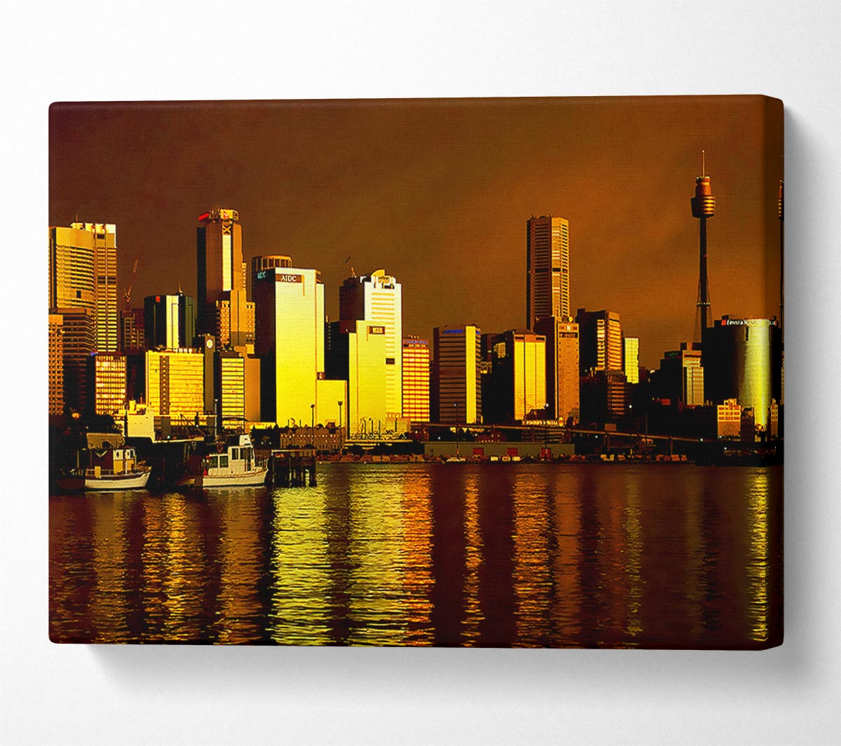 New Zealand Golden Glow Canvas Wall Art
