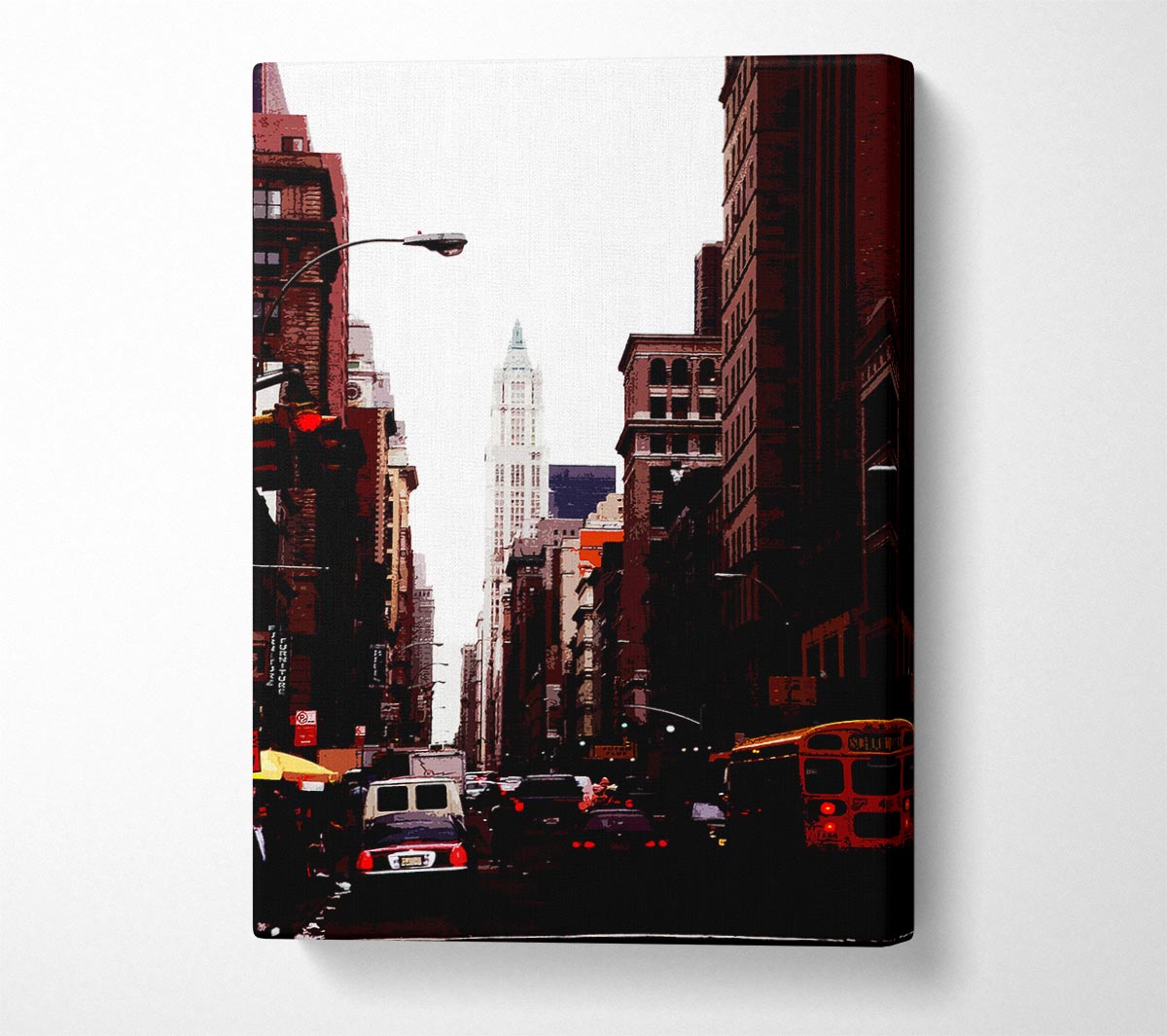 Nyc Empire State View Canvas Wall Art