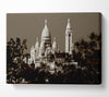 Paris Sepia Canvas Wall Art