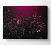 Purple City Canvas Wall Art