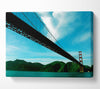 San Francisco Golden Gate Bridge Blue View Canvas Wall Art