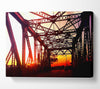 Street Bridge Canvas Wall Art