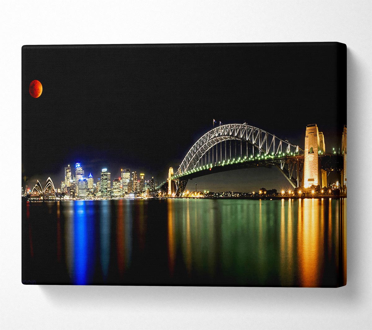 Sydney Harbour Bridge Opera House Canvas Wall Art