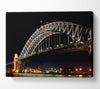 Sydney Harbour Night Light Canvas Wall Art
