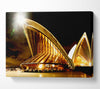 Sydney Opera House Golden Glow Canvas Wall Art