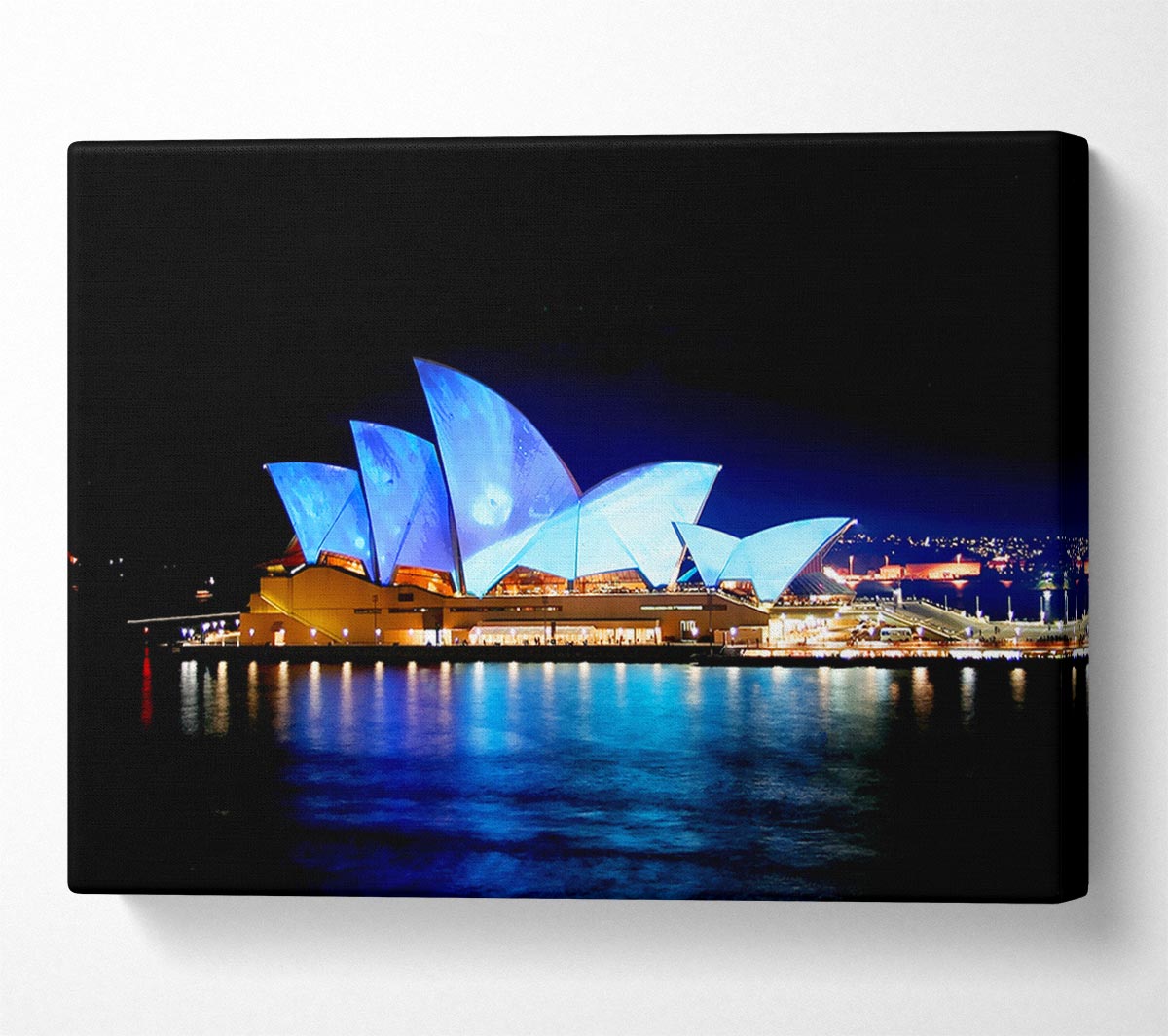 Sydney Opera House Night Glow Canvas Wall Art