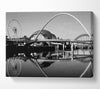 The City Of Fun Newcastle B n W Canvas Wall Art