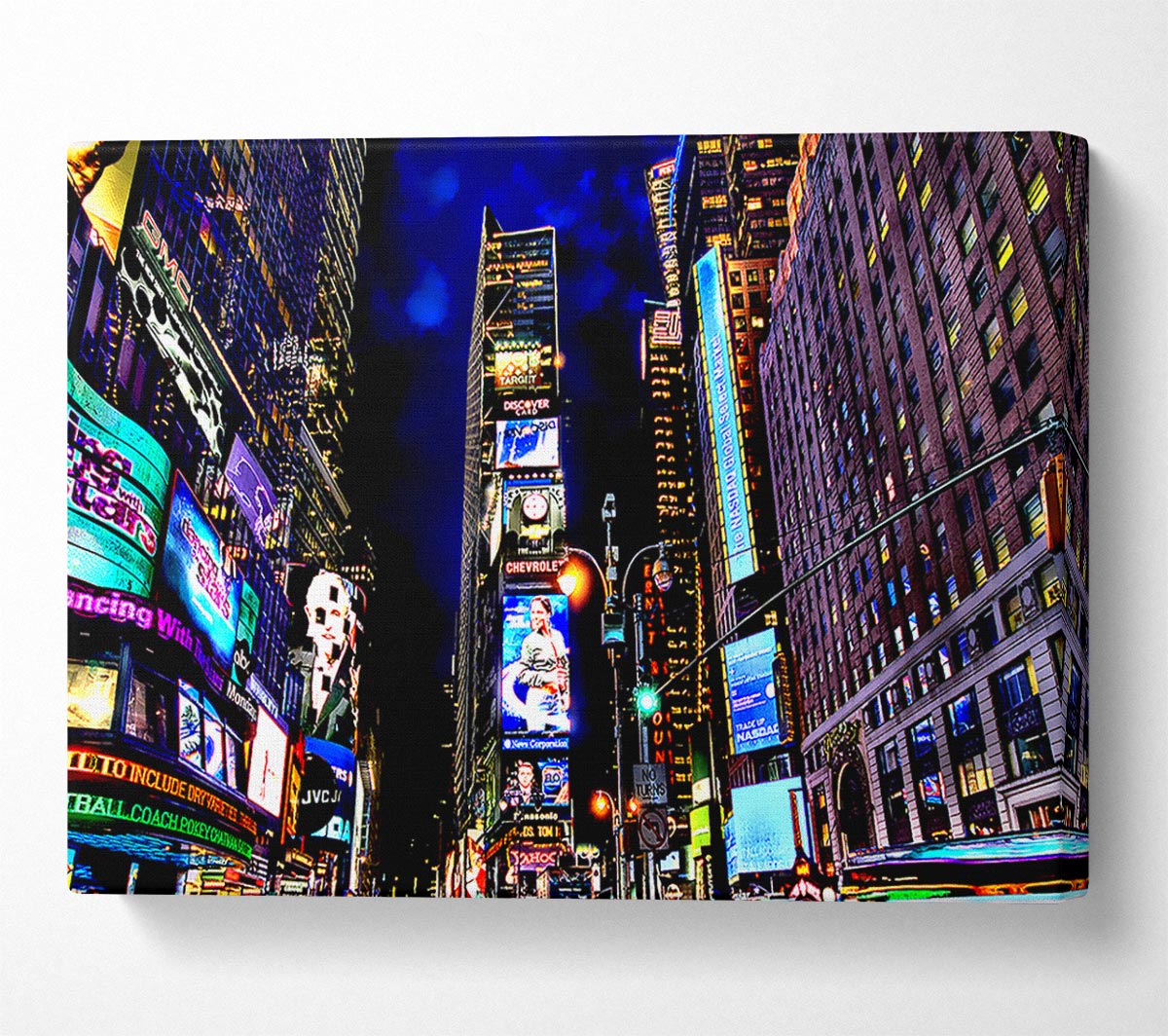 Times Square NYC Nights Canvas Wall Art
