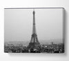 Tower Eiffel Black And White Canvas Wall Art