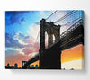 Under Brooklyn Bridge Sunlight Canvas Wall Art