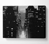 View Down 5Th Avenue New York B n W Canvas Wall Art