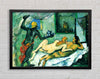 Cezanne After Lunch In Naples Framed Wall Art