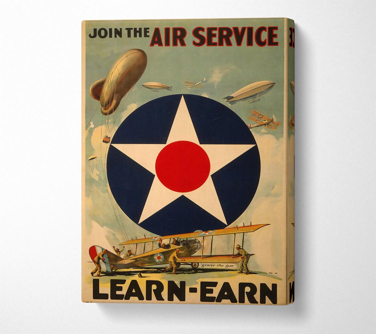 Air Service Canvas Wall Art