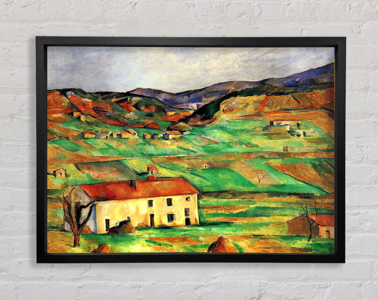 Cezanne Around Gardanne Framed Wall Art