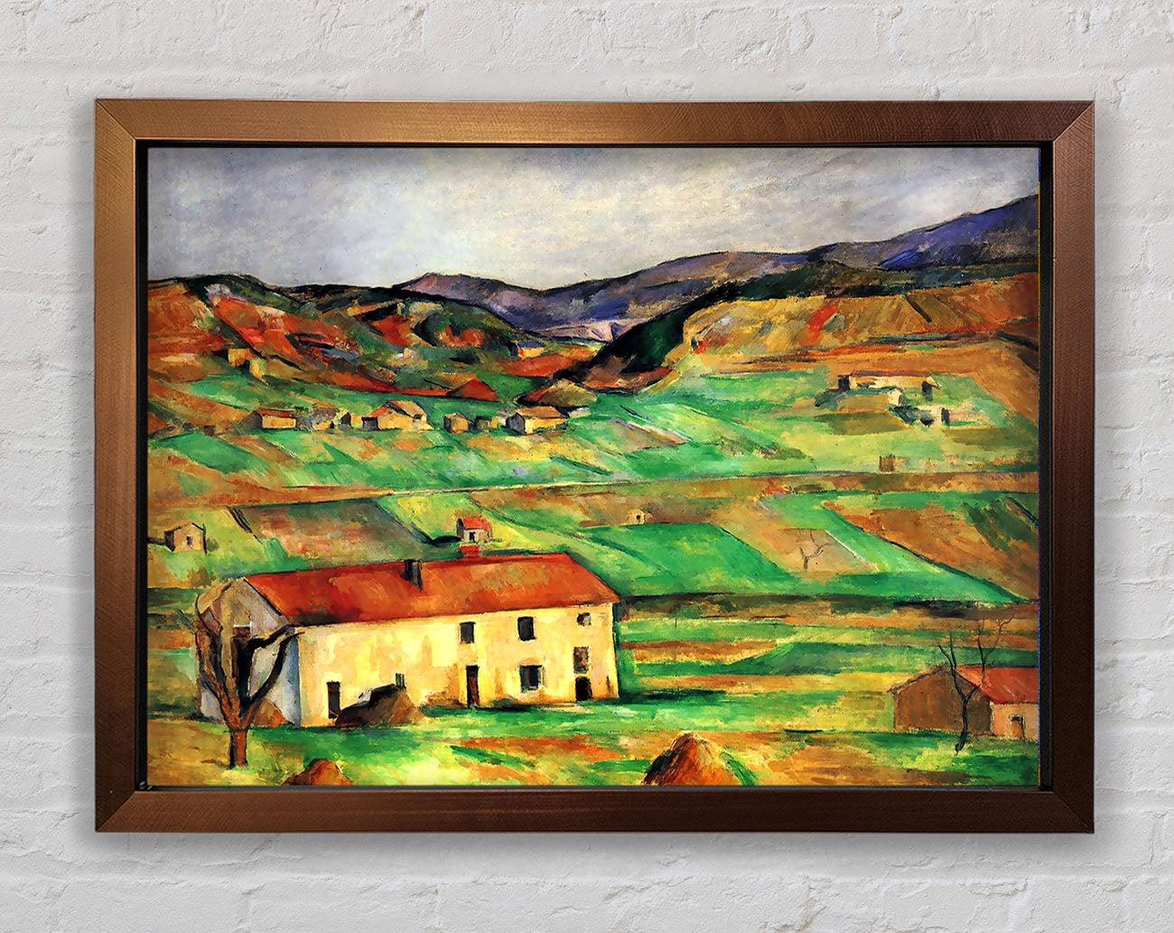 Cezanne Around Gardanne Framed Wall Art