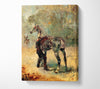 Toulouse Lautrec Artilleryman And His Horse Canvas Wall Art