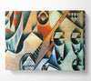 Juan Gris Banjo (Guitar) And Glasses Canvas Wall Art