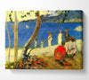Gauguin Beach Scene Canvas Wall Art