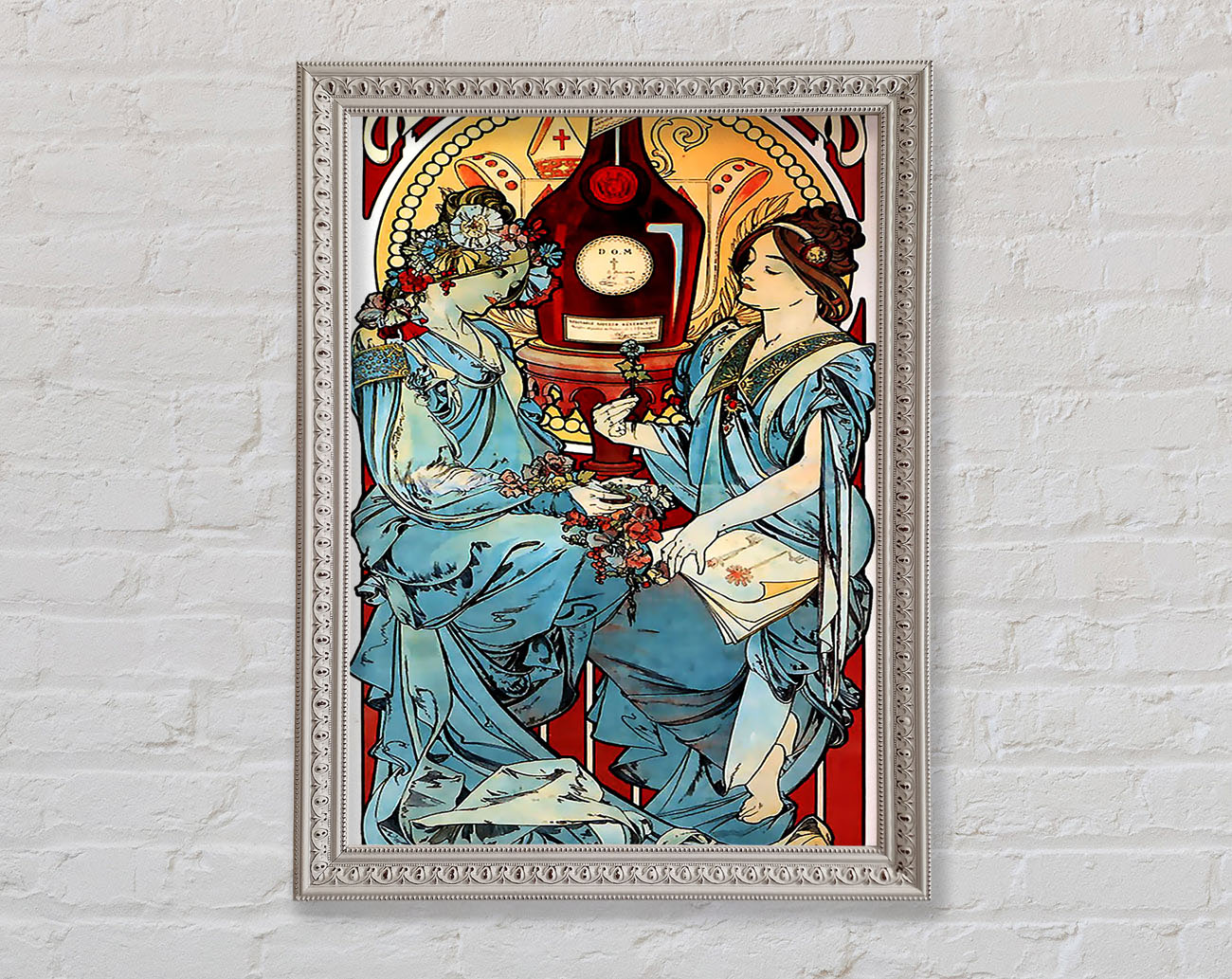 Alphonse Mucha Benedictine Framed Wall Art