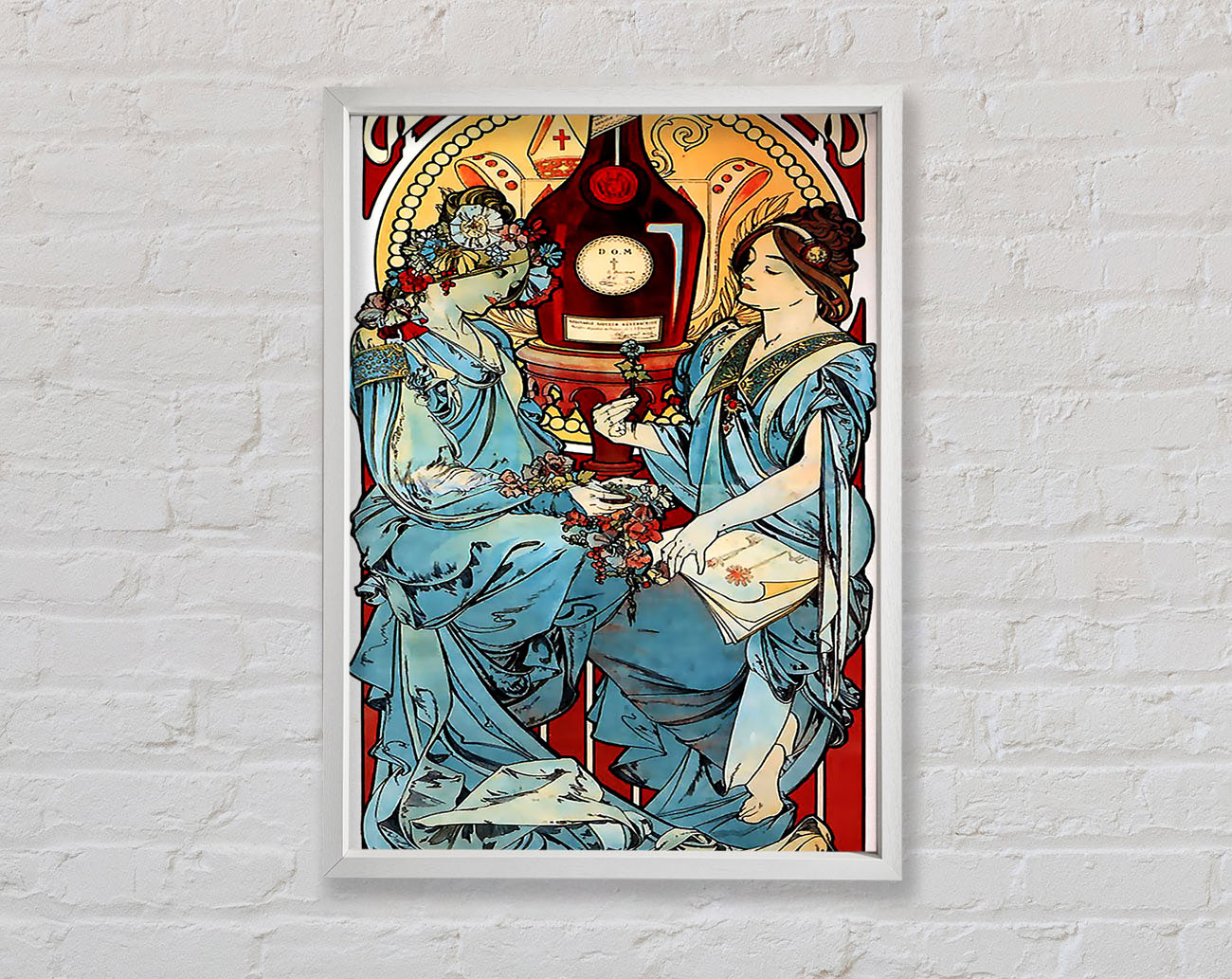 Alphonse Mucha Benedictine Framed Wall Art