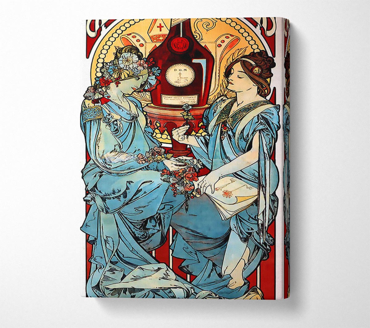 Alphonse Mucha Benedictine Canvas Wall Art