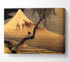 Hokusai Boy In Front Of Fujiama Canvas Wall Art