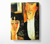 Modigliani Bride And Groom Canvas Wall Art
