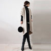 Women's Long Sleeve Mid-length Woolen Coat