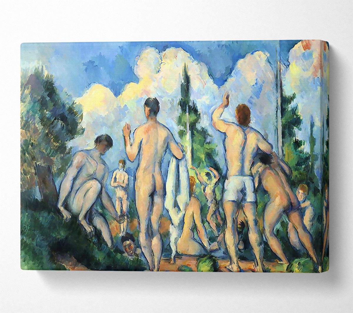 Cezanne Bathers 2 Canvas Wall Art