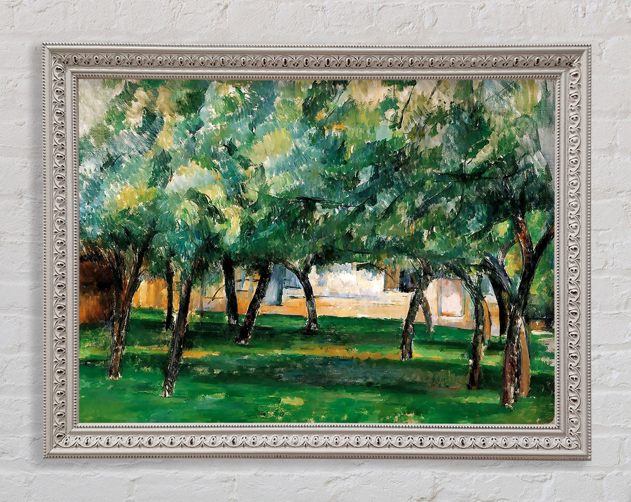 Cezanne Farm In Normandy Framed Wall Art