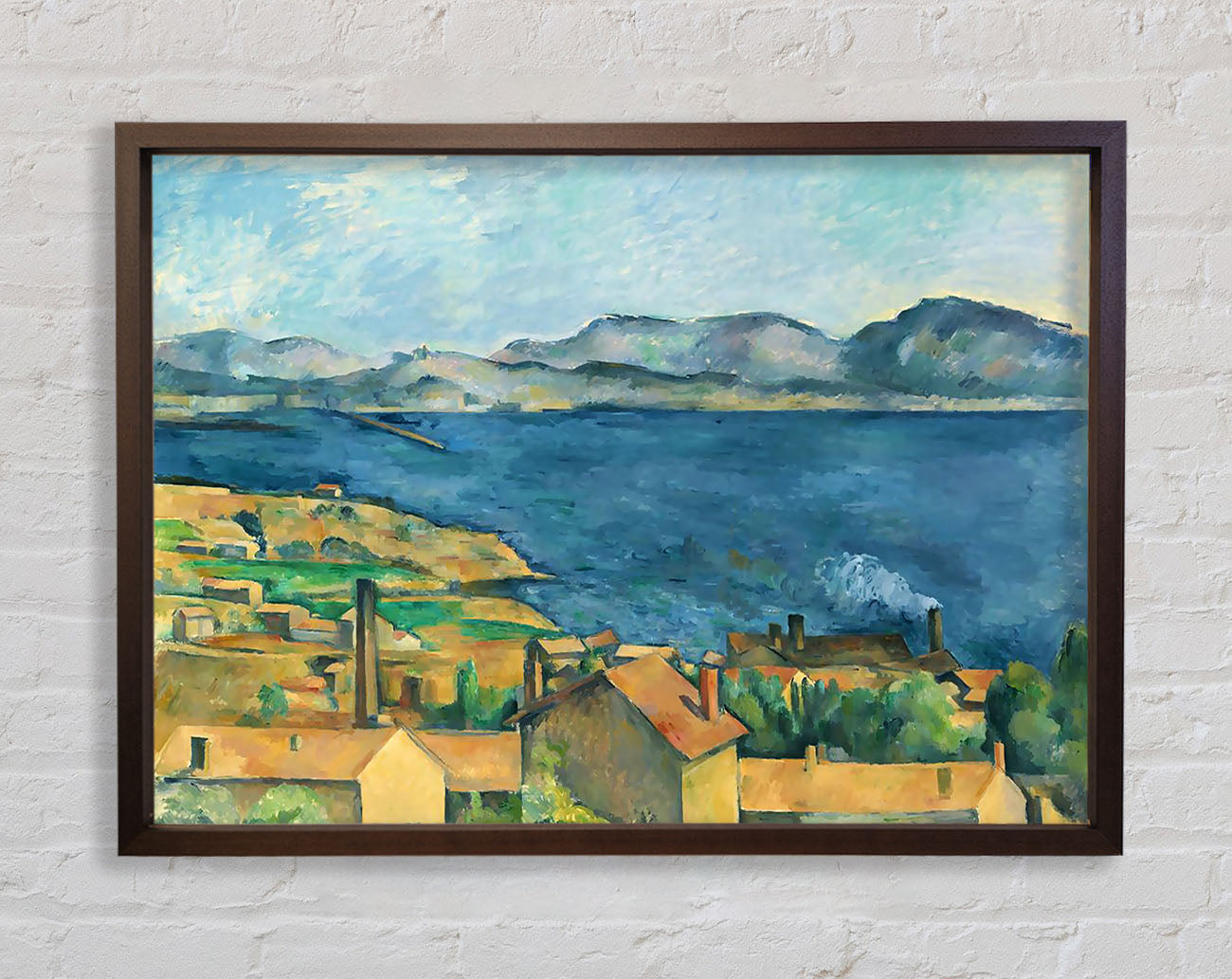 Cezanne The Bay Of Marseilles Framed Wall Art