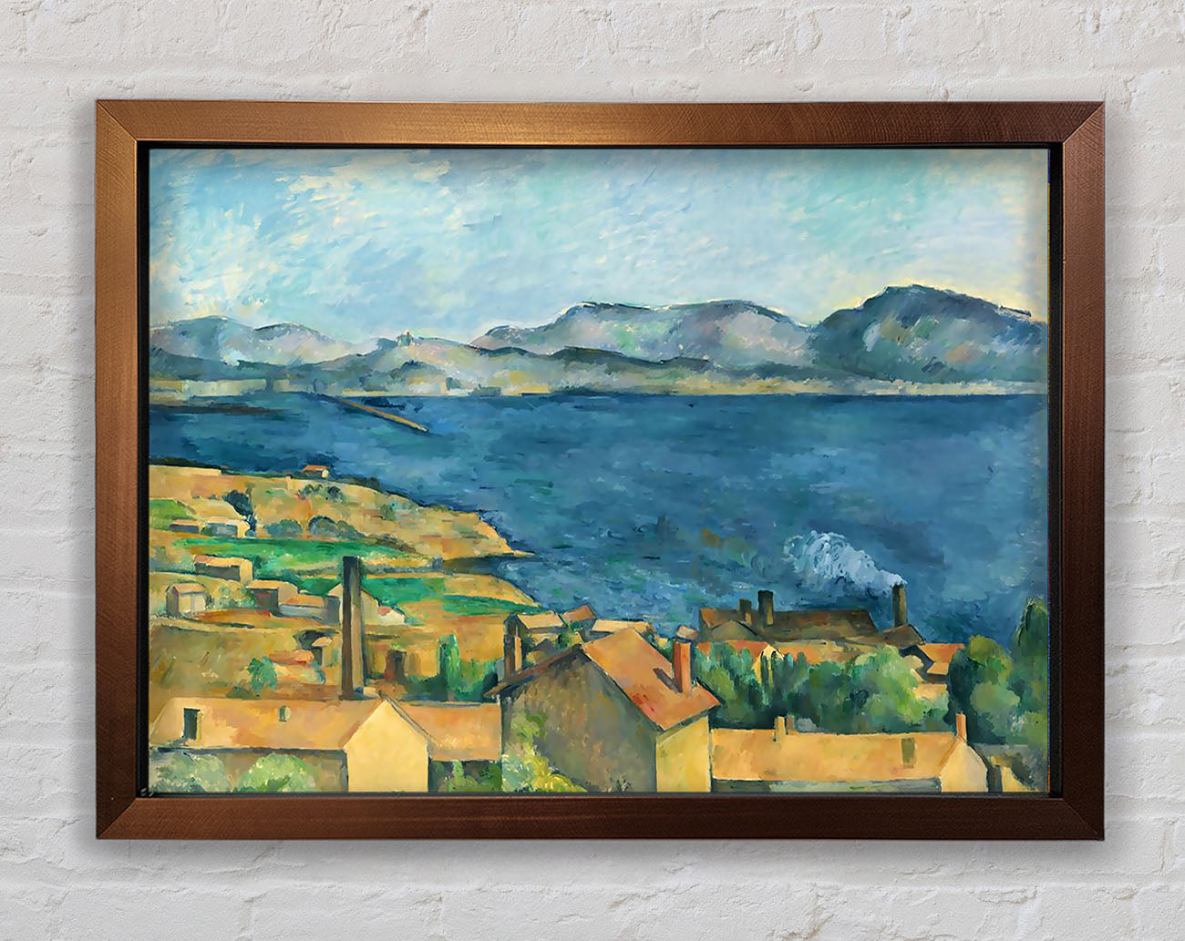 Cezanne The Bay Of Marseilles Framed Wall Art