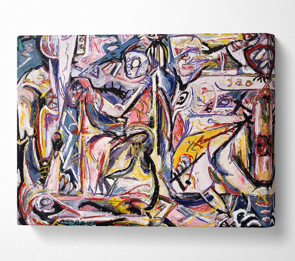 Jackson Pollack Circumcision Canvas Wall Art