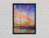 Claude Monet Poplars At Philadelphia Framed Wall Art