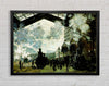 Claude Monet The Saint-Lazare Station Framed Wall Art