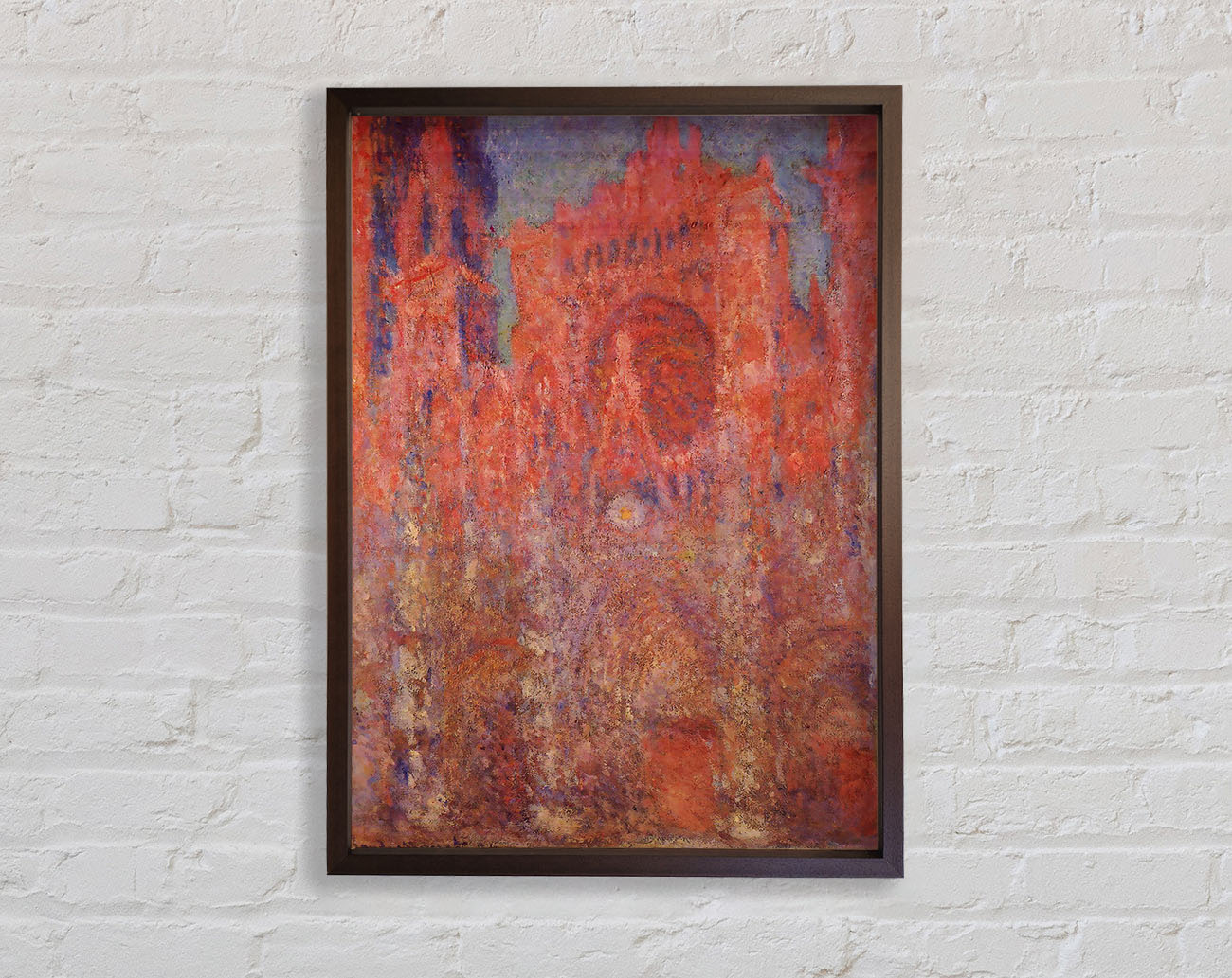 Claude Monet Rouen Cathedral Facade Framed Wall Art