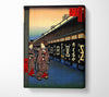 Hiroshige Cotton Goods Lane Canvas Wall Art