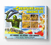 Creature Walks Among Us Poster 4 Canvas Wall Art
