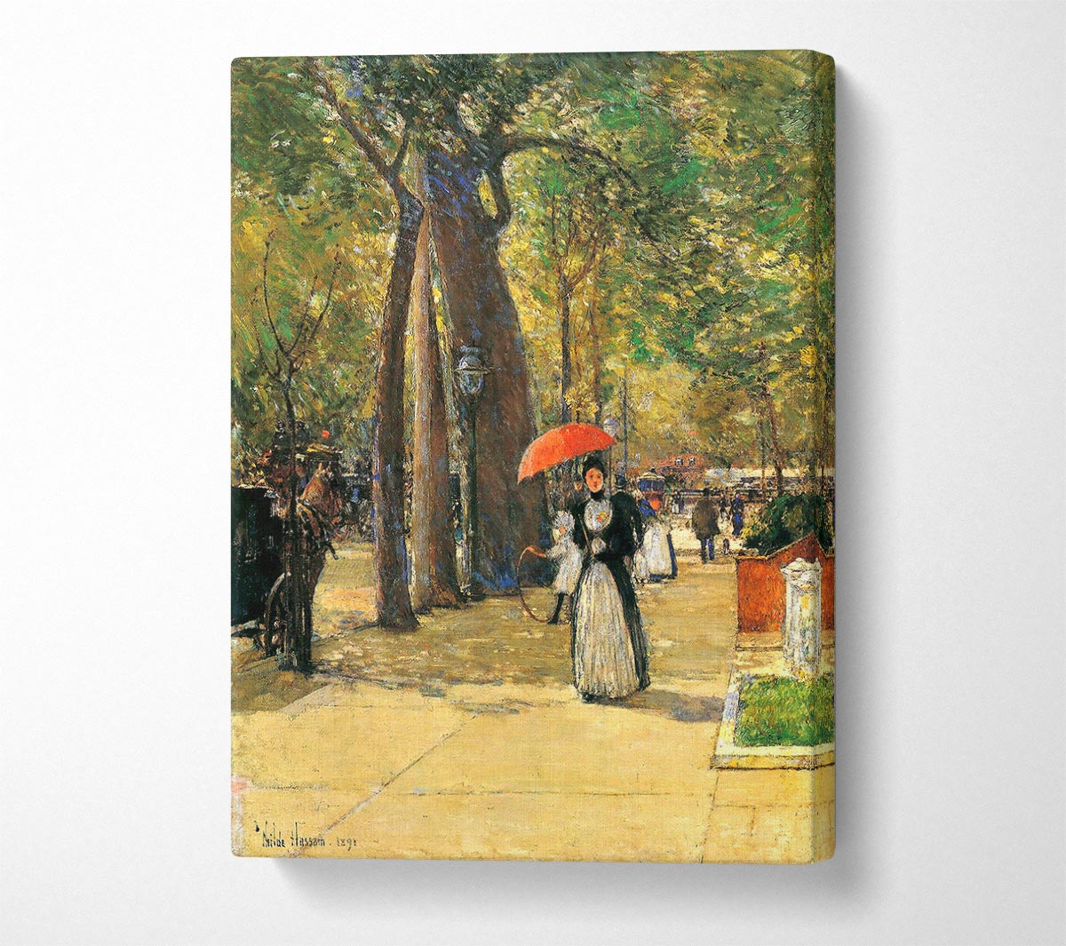 Hassam Die Fifth Avenue Beim Washington Square Canvas Wall Art