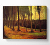 Van Gogh Edge Of A Wood Canvas Wall Art