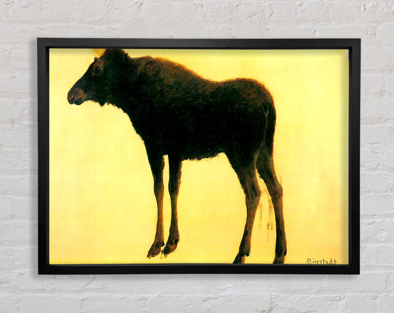 Bierstadt Elk Framed Wall Art