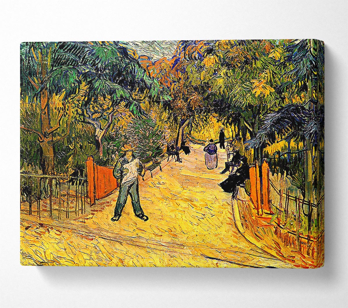 Van Gogh Entrance To The Public Park In Arles Canvas Wall Art