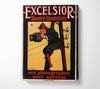 Excelsior Affiche Canvas Wall Art