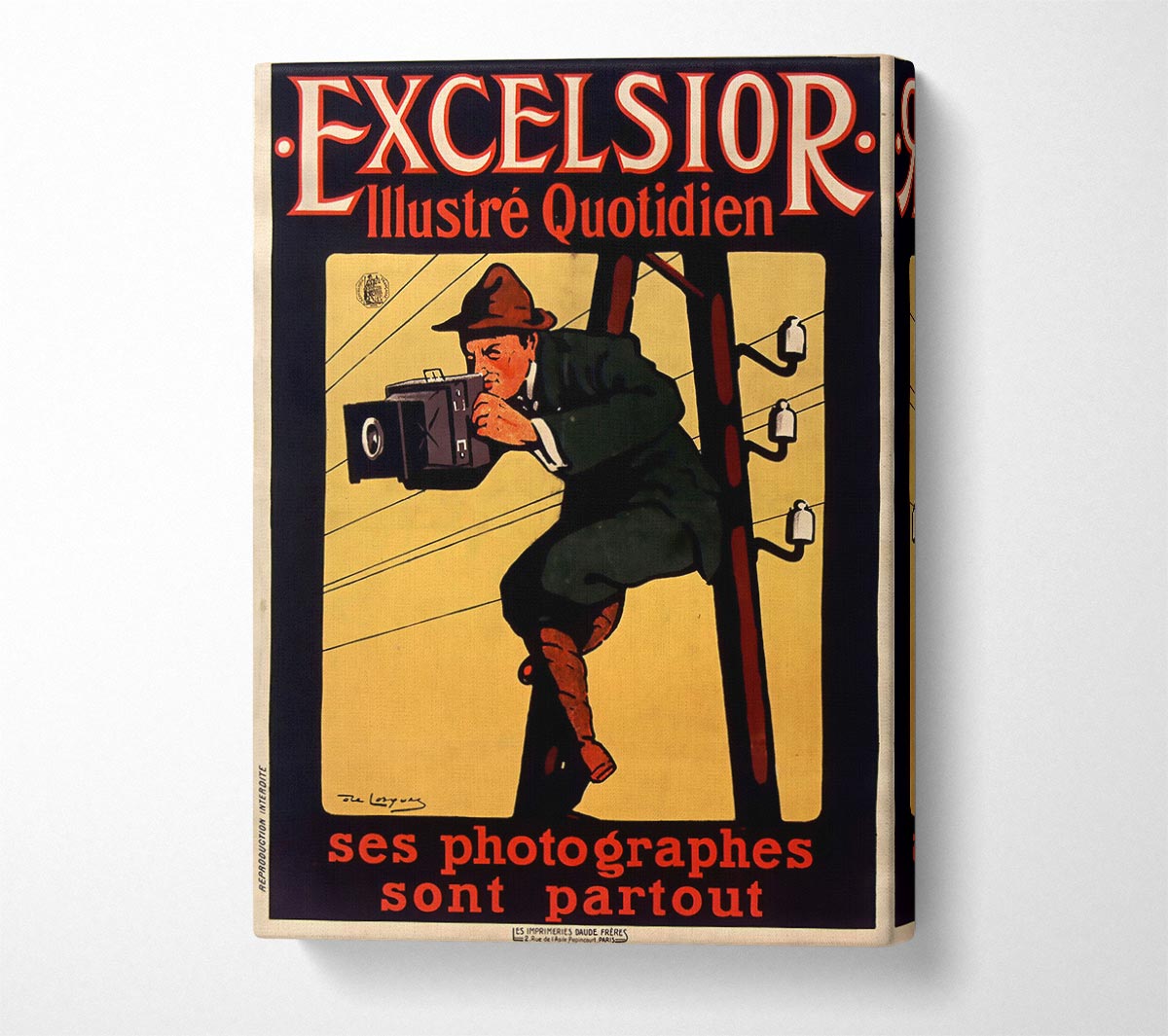 Excelsior Affiche Canvas Wall Art