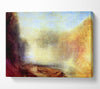 Joseph Mallord Turner Falls Of The Clyde Canvas Wall Art