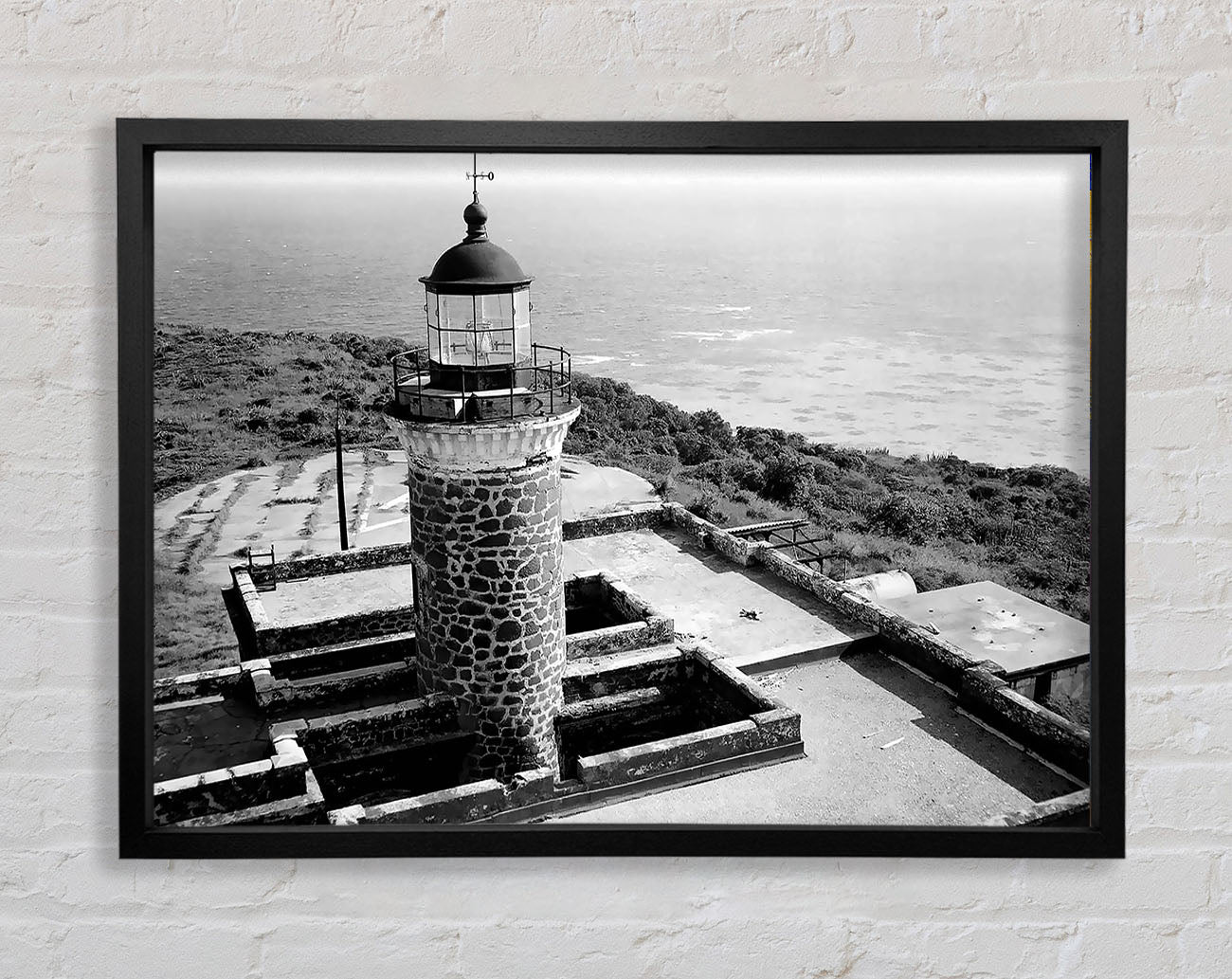 Ansel Adams Faro Isla De Culebritas 2 Framed Wall Art