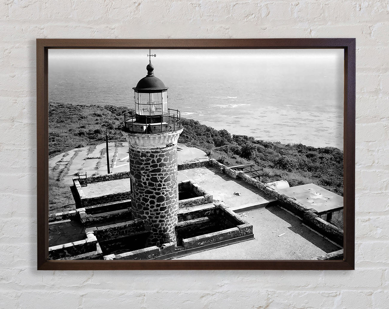 Ansel Adams Faro Isla De Culebritas 2 Framed Wall Art