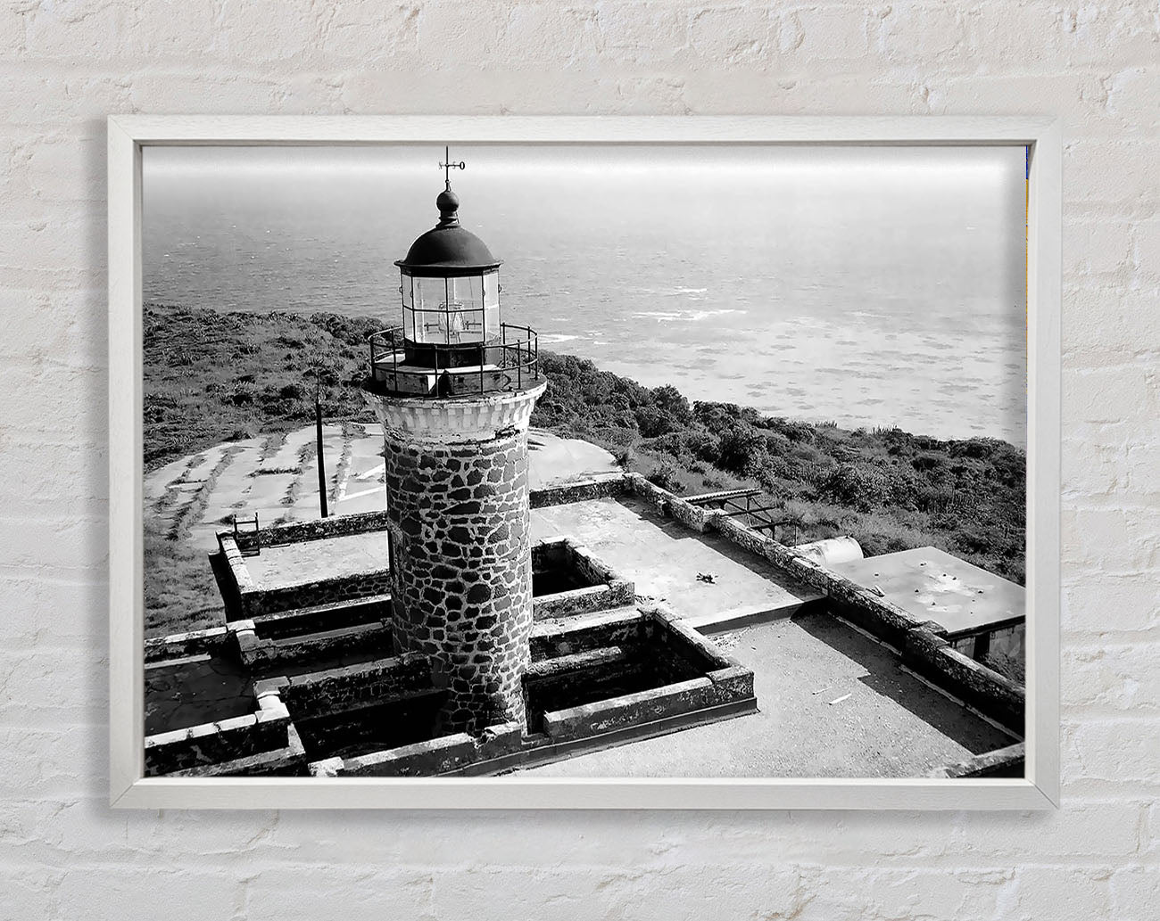 Ansel Adams Faro Isla De Culebritas 2 Framed Wall Art