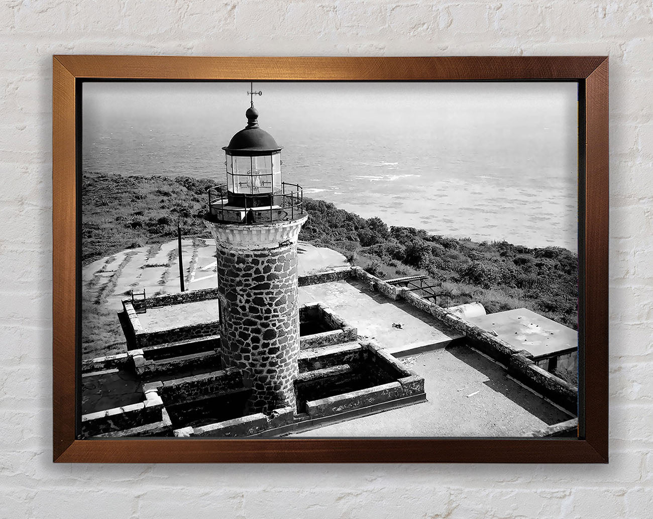 Ansel Adams Faro Isla De Culebritas 2 Framed Wall Art